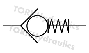 Check valve for 4WEH-16